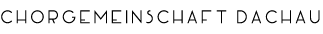 Chorgemeinschaft-Dachau Logo