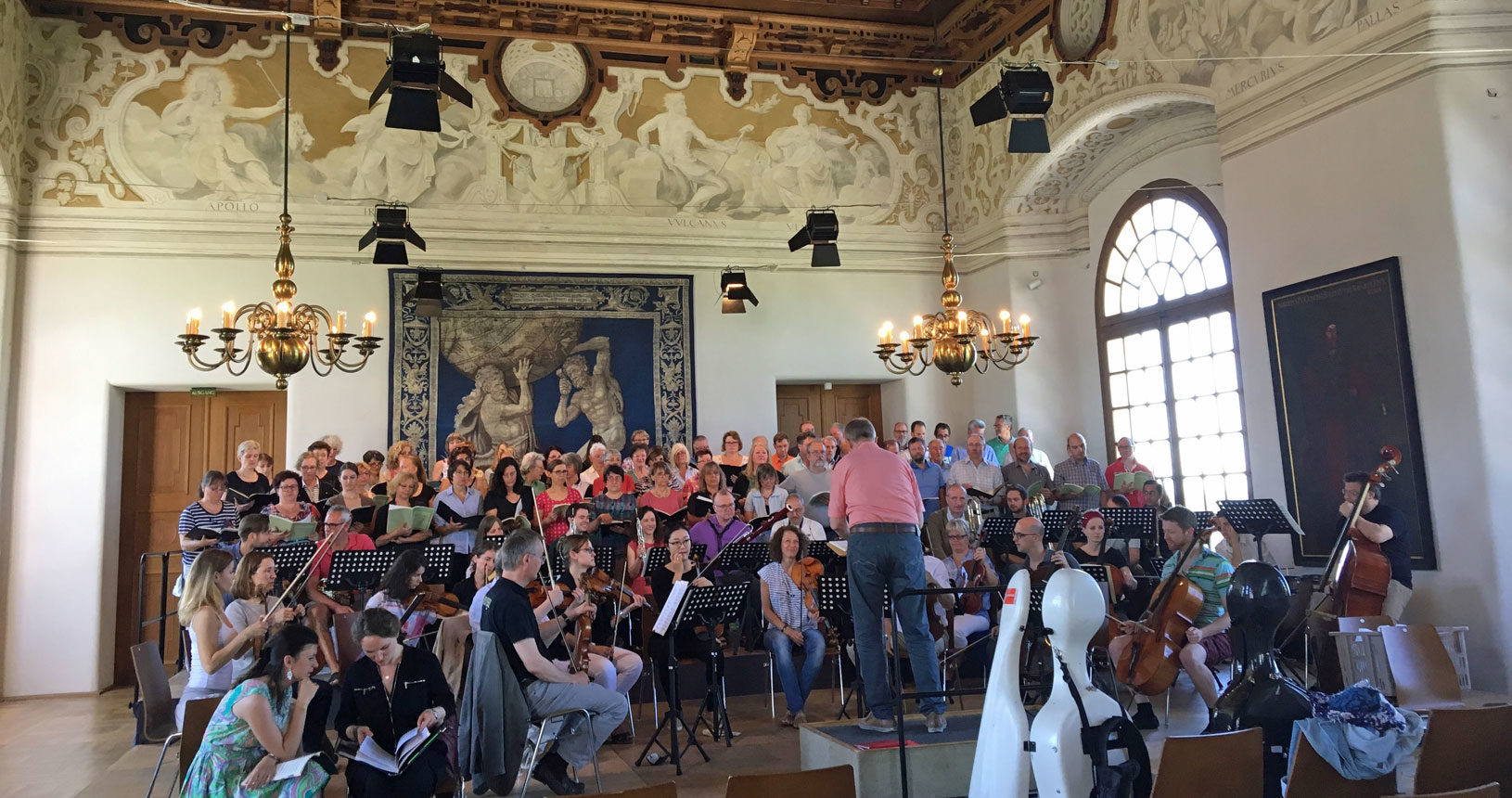 Probe Chorgemeinschaft Dachau im Schloss