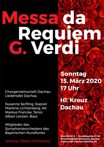 Verdi Requiem Chorgemeinschaft Dachau