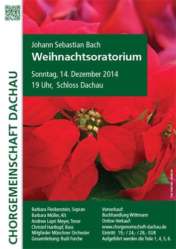 Chorgemeinschaft Dachau Weihnachtsoratorium Bach