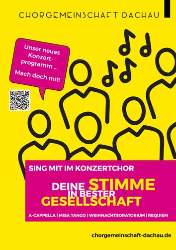 Konzerte 2025-2027 im Überblick - Chorwerbung