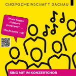 Konzertprogramm 25 bis 27 Chorgemeinschaft Dachau