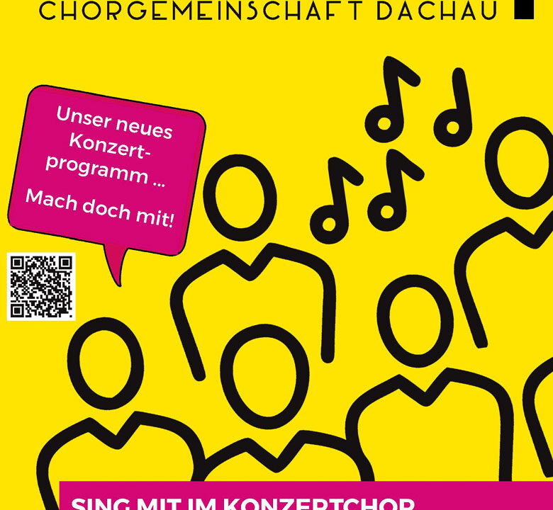 Konzertprogramm 25 bis 27 Chorgemeinschaft Dachau