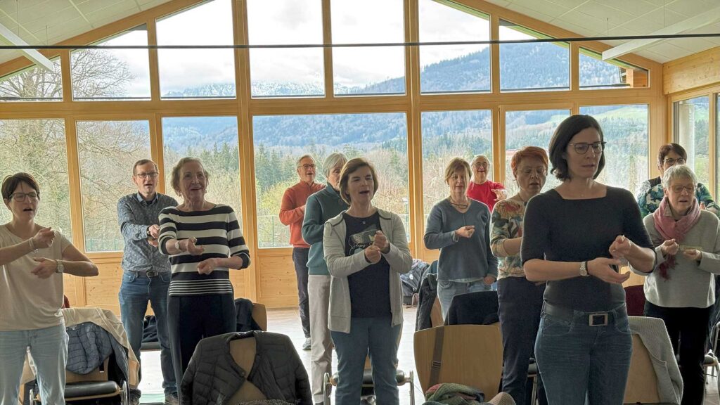 Stimmbildung bei der Chorgemeinschaft Dachau