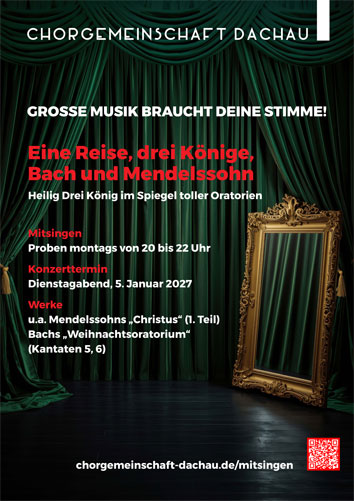 Eine Reise, Drei Könige, Bach & Mendelssohn - Heilig Drei König im Spiegel toller Oratorien